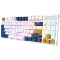 Клавиатура Royal Kludge RK89 RGB (белый, RK Lemon) фото 6
